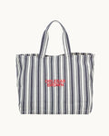 THE BEACH BOUND BAG CANVAS STRIPE
